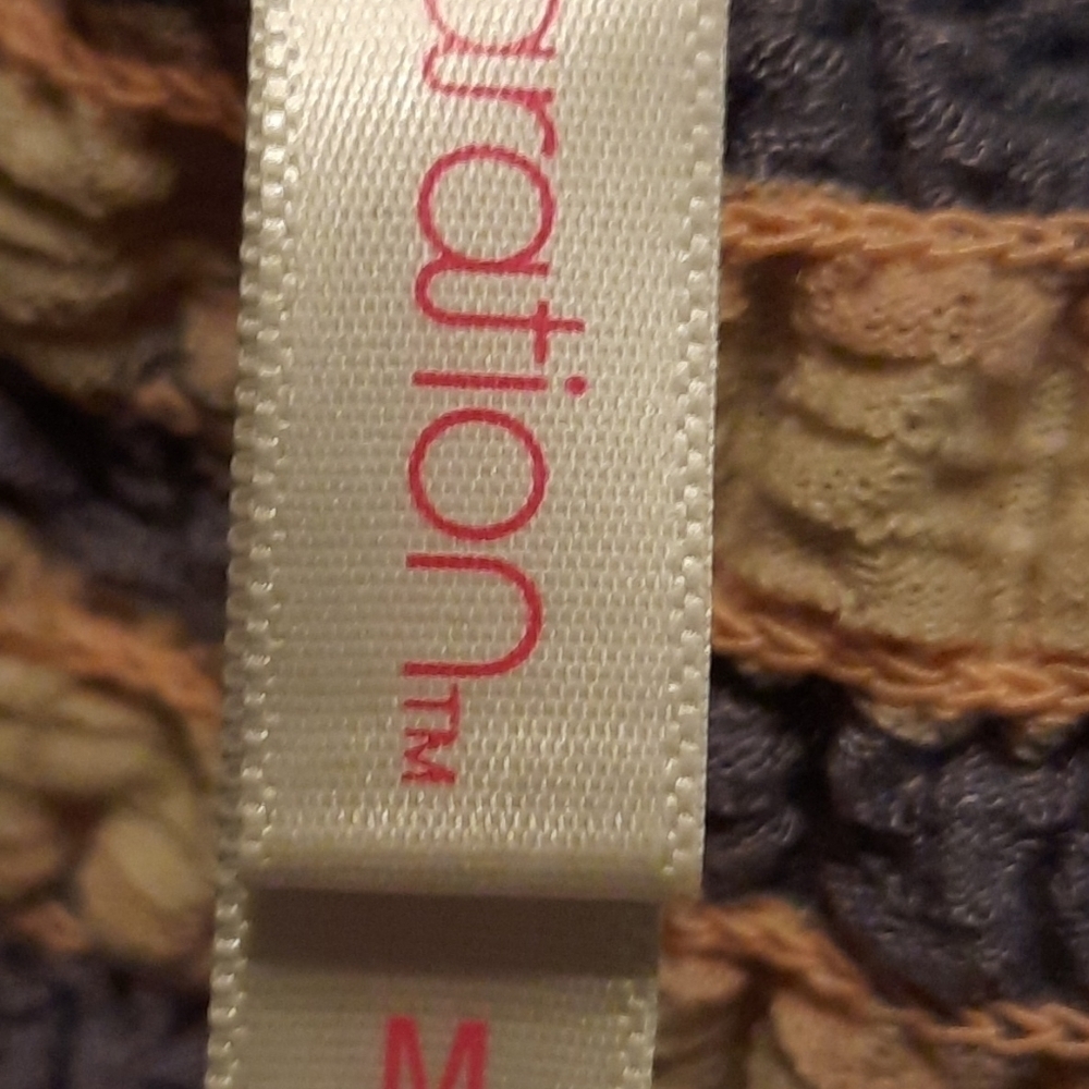 XHILARATION Striped Jumpsuit Medium - Picture 6 of 8